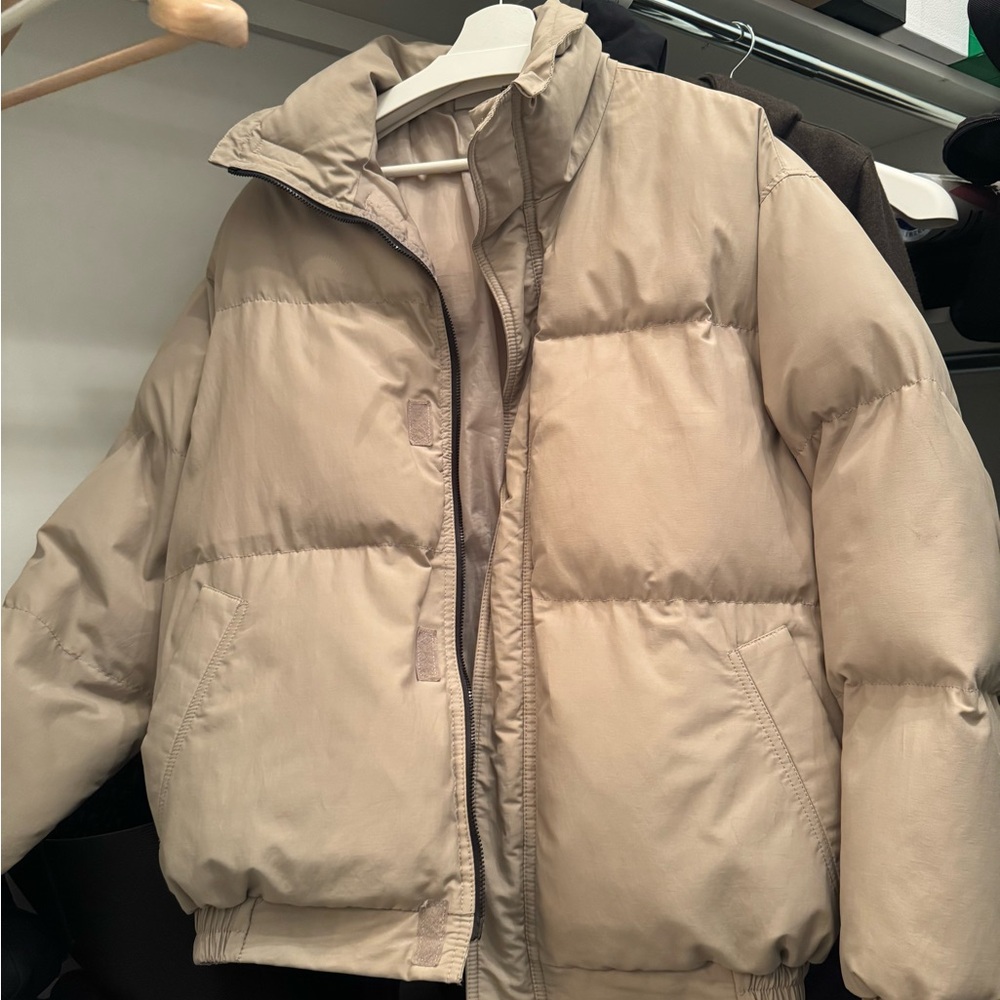 Beige Puffer Jacket